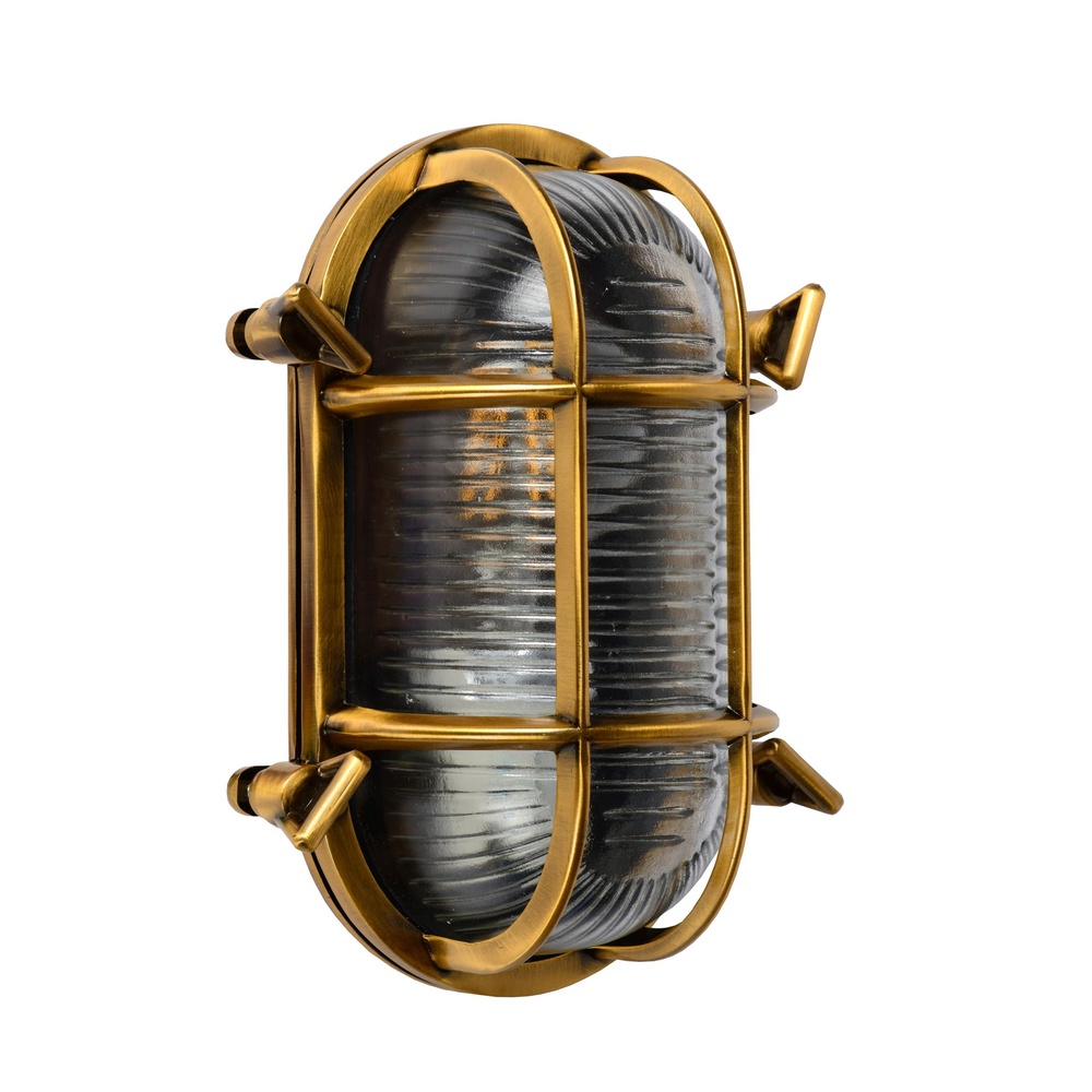Lucide Bullseye wandlampDudley IP54 goud - 11891/20/02